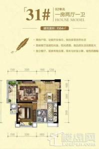 金龙华侨城31#02 1室2厅1卫1厨