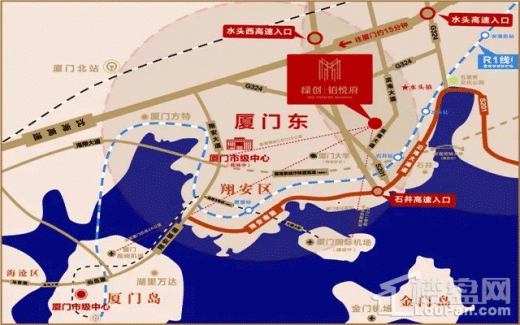 绿创铂悦府位置图