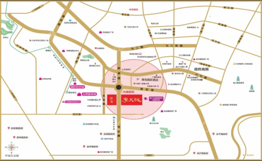 世茂璀璨公园位置图